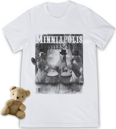 Meisjes tshirt met grappige ijsberen print - Maten 92 t/m 164 - T shirt kleur wit.
