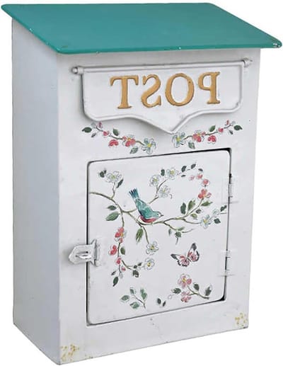 Wandmontage Brievenbus - Brievenpost Opvang - Brieven Ontvangen - Vergrendelbaar Ontwerp - 23x13x31 cm - Wit