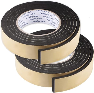 Zelfklevende Isolatie Schuim Tape 30mm x 5mm x 2m - Hoge Dichtheid Weerstrip voor Ramen en Deuren, Geluidsisolatie en Energiebesparing