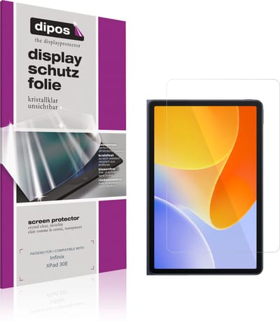 dipos – 2x Beschermfolie geschikt voor Infinix XPad 30E | Krasbestendige & heldere Screenprotector Ultra-Thin
