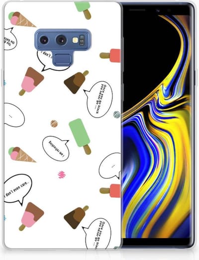 Samsung Galaxy Note 9 Siliconen Case IJsjes