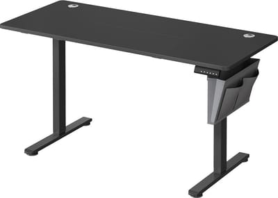 Elektrisch Sta-bureau Converter - In Hoogte Verstelbaar Bureau - Zit-Sta Bureau - Spaanplaat - Staal - Oxford Doek - 60cm x 140cm x (72-120)cm