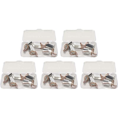 25 stuks Nagelverlengingsvormen Gids Aluminium Frame Herbruikbare Franse Nagel UV Gel Beschermer Vormen white