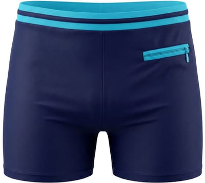 Zwemboxer Portimão - Lightblue/Blue - Maat L - Zwemboxer Heren Lichtblauw - Swimwearclub