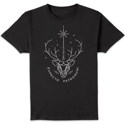Harry Potter Expecto Patronum t-shirt - Zwart - S