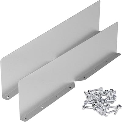 Dakgoot Bescherming - Water Ombuiger - Voorkom Waterschade - Duurzaam Aluminium - 2 Stuks - Aluminium