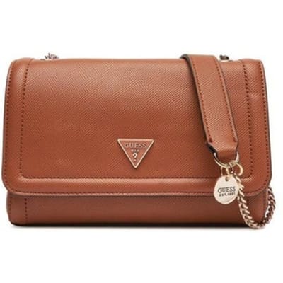 GUESS Schoudertas Noelle II Convertible Xbody Flap Bag Light Cognac Lichtbruin