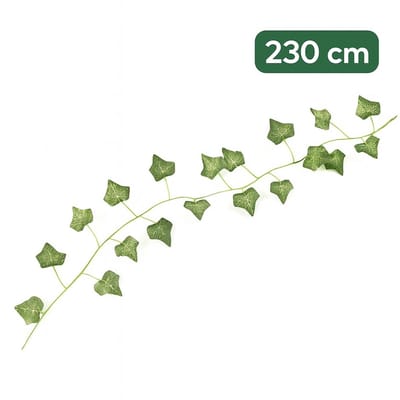 Kunststof Klimop Slinger – 230 cm - Groene Hedera Sliert – Onderhoudsvrije Kunstplant voor Feest, Bruiloft & Interieurdecoratie – Nep Klimop – Groen