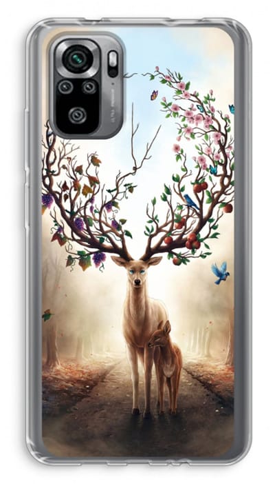Case Company® - Hoesje geschikt voor Xiaomi Redmi Note 10S hoesje - Seasons Change - Soft Cover Telefoonhoesje - Bescherming aan alle Kanten en Schermrand