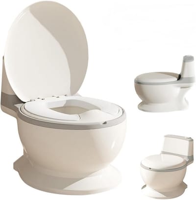 3-in-1 Potje Kindertoilet voor Zindelijkheidstraining met Spoelgeluid