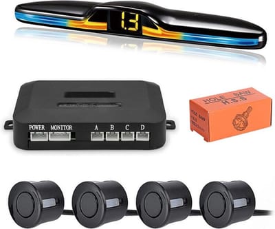 VCTparts® Auto Parkeer Sensoren Inbouwpakket met 4 Detectoren (set)