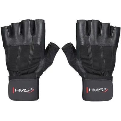 HMS RST04 - Fitnesshandschoenen - Zwart - Silicongreep