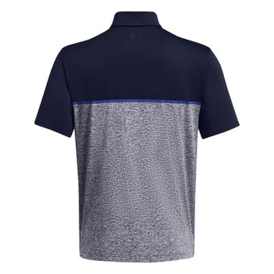 Under Armour Heren Playoff 3.0 gestreept poloshirt (Nachtblauw/Royaalblauw/Nachtblauw)