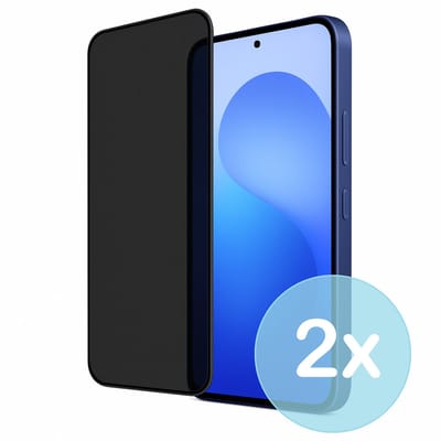 Privacy Screenprotector Geschikt voor Samsung Galaxy A17 – Anti-Gluren – Krasbestendig Gehard Glas 9H – Volledige Dekking – 2-Pack – FuturiQ