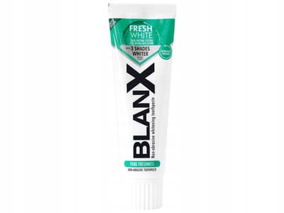 BlanX Fresh White - Tandpasta - Whitening - Arctische korstmossen - Enzymsysteem - 75ml