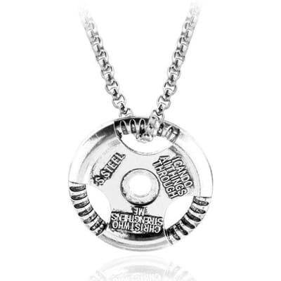 Collier Pendentif Volant de Voiture Nul Chaîne Couleur Argent Colliers Accessoires Hip-hop Rapper Bijoux Pour Homme Femme white