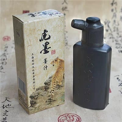 Fine Asianliving Japanse Sumi-e Inkt Zwart 250ml - Chinese Kalligrafie