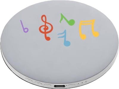 Slaapkussen Luidspreker - Muziekdoos Wit Geluid - Ontspannen Slapen - Natuurlijk Geluidsveld - 382 inch - Mistgrijs