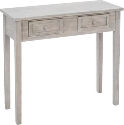 Atmosphera - Wandkast - Hout - 2 Lades - Grijs - 80 x 30 x 76 cm