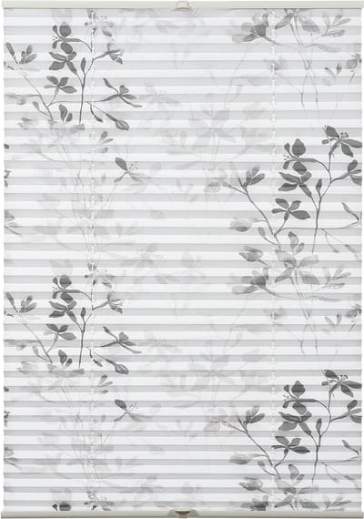 Bella Plissé zonder boren, ondoorzichtig, lichtdoorlatend, eenvoudig in de breedte in te korten, Bella vouwgordijn, wit, 50 x 130 cm (B x H