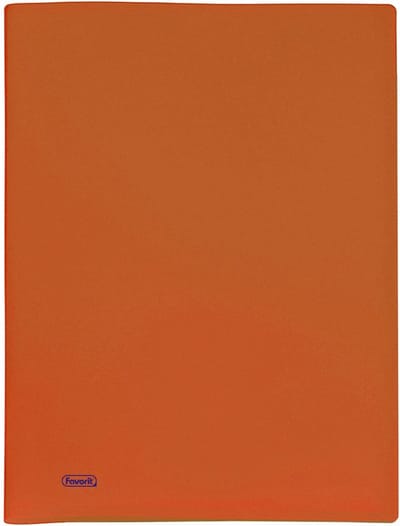 Favorit 100460297, A4, Polypropyleen (PP), Oranje, 60 vel, 220 mm, 300 mm