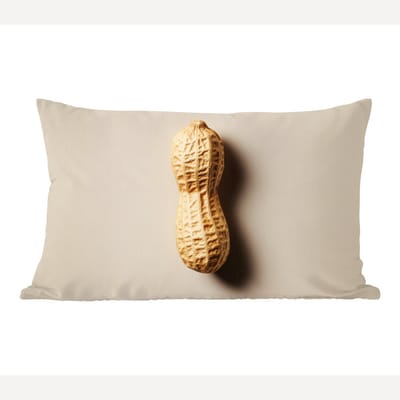 Sierkussens - Kussentjes Woonkamer - 60x40 cm - Pinda - Ruw - Beige