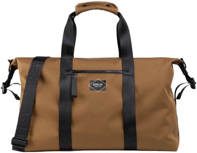 REPLAY reistas schoudertas Weekender Butter Nut bruine