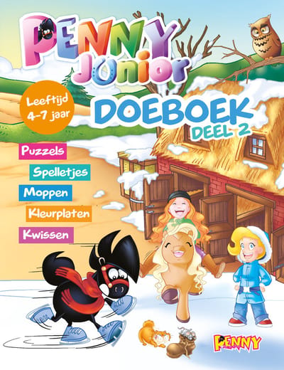 Penny Junior Doeboek winter 2025 - Winterboek - Vakantieboek - Doeboek kinderen 5 en 6 jaar - Paardencadeaus - Paarden Spullen - LOL - knutselen - Speelgoed - DIY