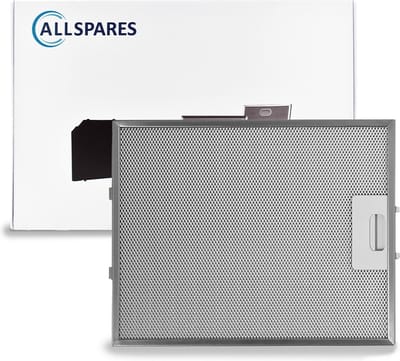 AllSpares Metaalfilter voor afzuigkappen geschikt voor ETNA / Pelgrim / Gorenje 127036 (320x258x8mm)