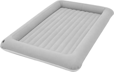 Kinder Luchtbed - Draagbaar Kampeerbed - Veilig Slapen - Verhoogde Zijkanten - 156 x 100 cm - Veelkleurig