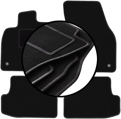 Complete set veloursmatten voor: Audi Q2 crossover (2016-)