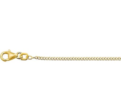 YO&NO - Ketting - Goud - Gourmet -  1,4 mm - 41 - 43 - 45 cm - 585 goud