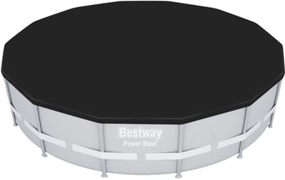 Bestway Afdekzeil rond ø396 cm - 58292 - Zwembad Afdekzeil Rond - Zwembad Afdekking - Zwembadhoes - Zwembad Bescherming - Zwembad Afdekking 396 Cm