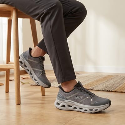 Skechers GLIDE-STEP ALTUS - APHTUR Heren Instappers - Grijs / Zwart
