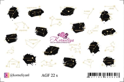 Korneliya Folie Decal AGF 22 Gold