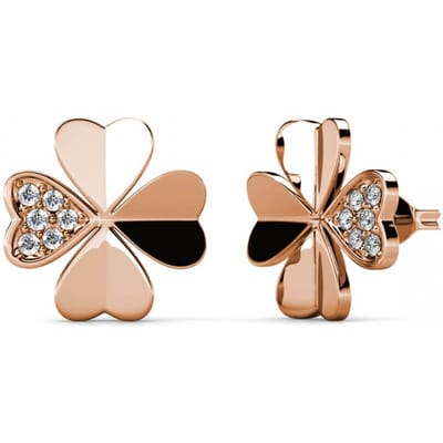 Clover Petal Oorbellen - Oostenrijks kristal