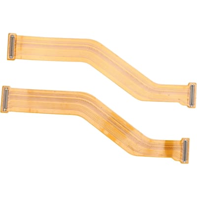 Câble de Connexion Carte Mère 2 pièces pour Galaxy A50 A505F Câble Plat de Connexion Carte Mère Principale avec Outils de Réparation beige