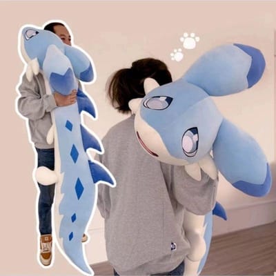 120-180cm Pluche Speelgoed Dierlijk Perifeer Poppetje Anime Spel Kat Figuur Cartoon Kussen Kinder Kawaii Cadeau 120cm blauw
