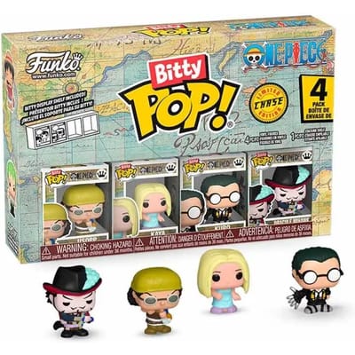 One Piece Usopp (Bitty Pop!) vinylfiguurtjes (Set van 4) Unisex Funko Pop! - Neutraal - Standard