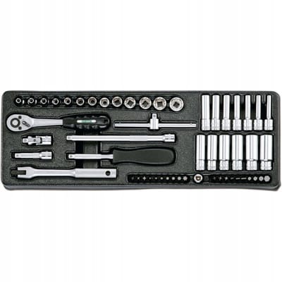 Honiton 54-delige 1/4" doppenset met ratel en bits