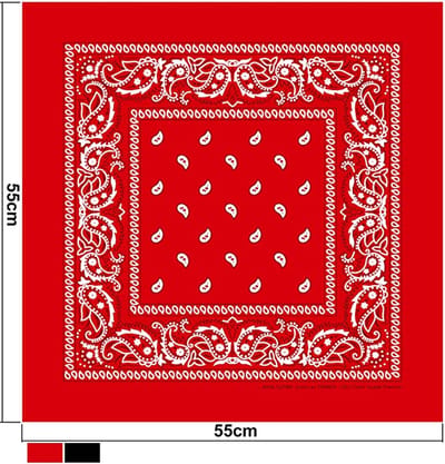10 stuks Boerenzakdoek rood - Bandana Paisley - Rode zakdoek - Boeren zakdoek - Trots op de boer