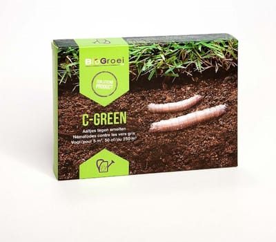 Aaltjes tegen emelten - C-green 100m²- Emelten bestrijden in het gazon bestrijden - 50 miljoen Steinernema carpocapsae - Natuurlijke bestrijding - Ongediertewering