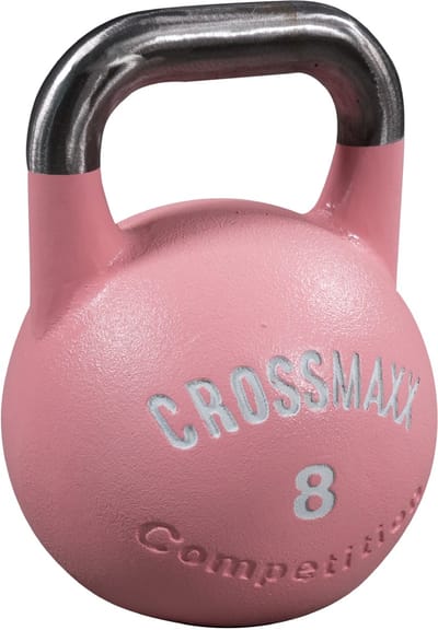 Lifemaxx Crossmaxx Competition Kettlebells - Roze - 8 kg