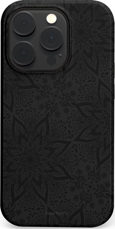 Casetastic Hoesje Geschikt voor Apple iPhone 14 Pro Magsafe - Stijlvolle Beschermende Duo-layer Case - Mandala stijl