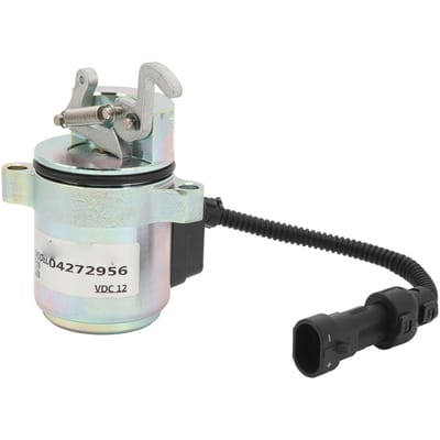 Électrovanne d'arrêt de carburant DC12V Alliage d'aluminium 04272956 pour Moteur Diesel BOBCAT 863 864 873 883