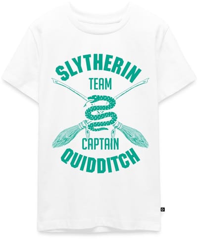 Harry Potter Slytherin Team Captain Quidditch Premium T-Shirt Tiener
