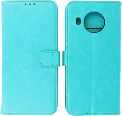 Hoesje Geschikt voor Nokia X10 / X20 - Book Case Telefoonhoesje - Kaarthouder Portemonnee Hoesje - Wallet Cases - Groen