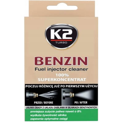 K2 BENZIN 50ml - additief voor het reinigen van benzine-injectoren