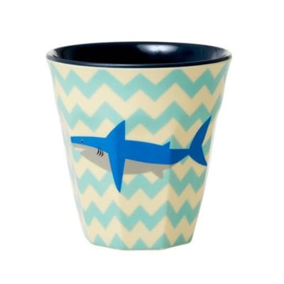 Rice melamine beker small shark print