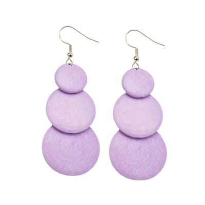 Zilveren Pixi oorbellen - hout- oceaanblauw- Charme Bijoux